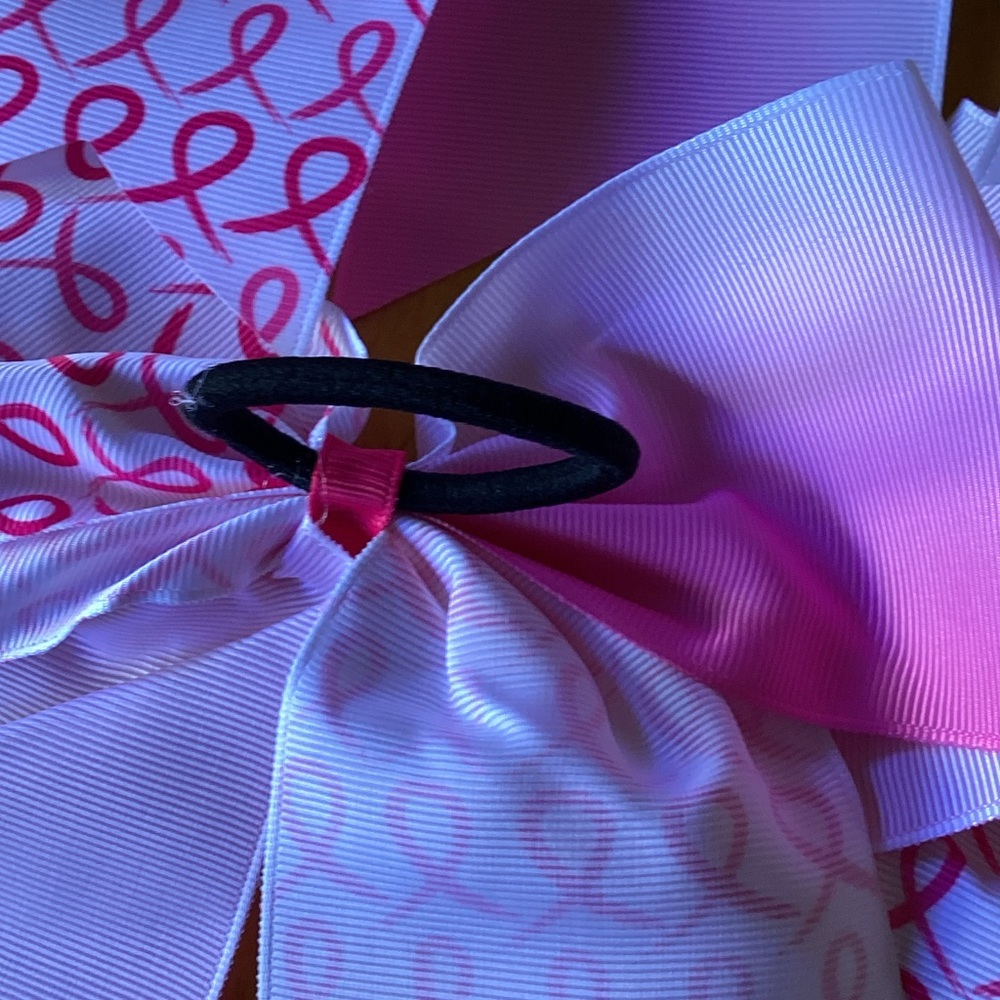 Pink Ribbon Hair Bows Set - Picture 5 of 5